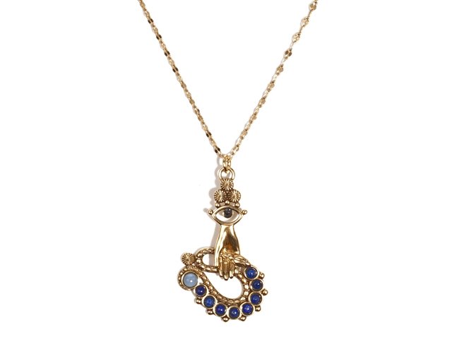 Serpent Lapis necklace